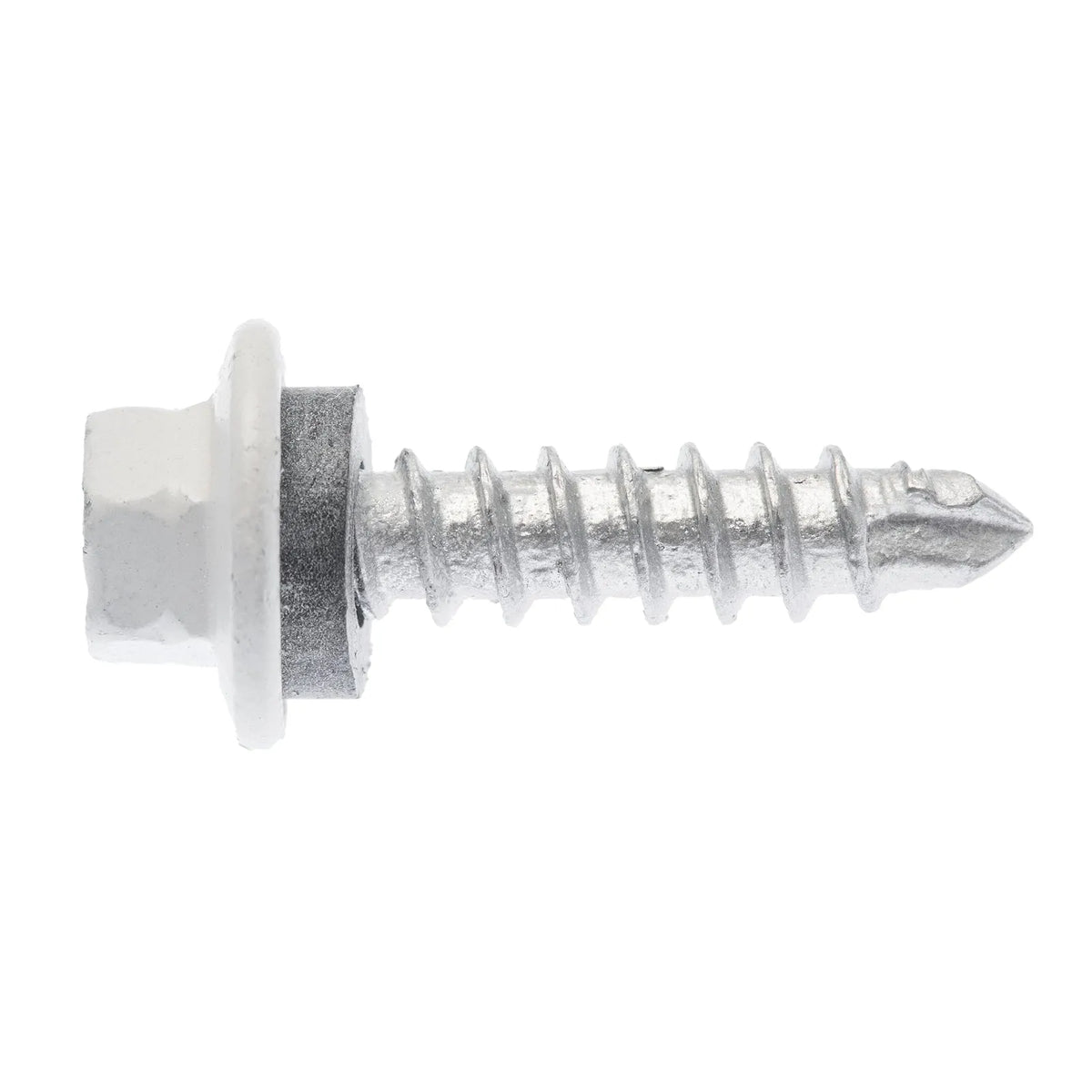 Buildex M6 x 25mm Surfmist Roof Zip C4 HexHead Screws - Box 100