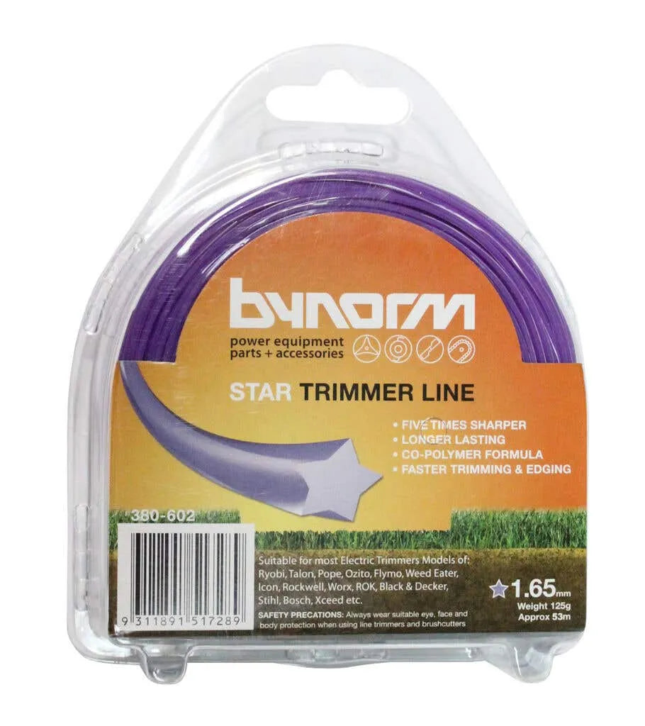 Bynorm Star Whipper Snipper Cord Purple 1.65mm 125g