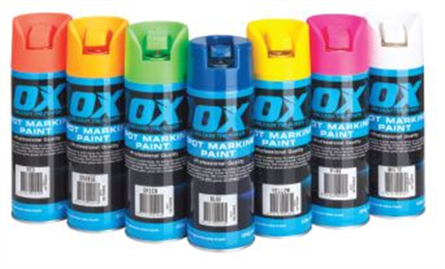 Ox Marking Paint 350g Fluro Blue