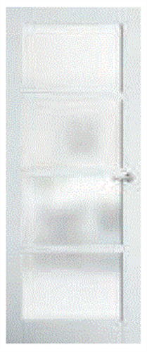 Corinthian Moda Internal Door Primed PMOD9 Translucent 2340 x 870 x 35mm