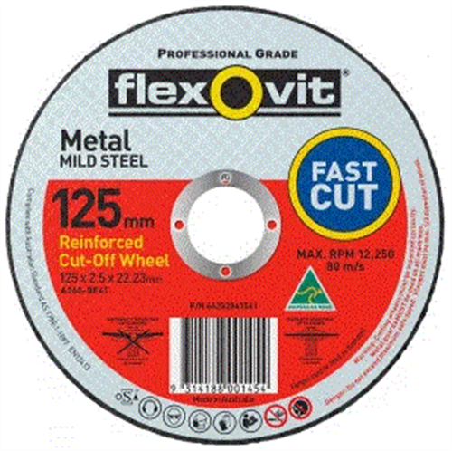 Flexovit Wheel Disc Cutting Cut Off Metal 102 x 3 4 x 16mm
