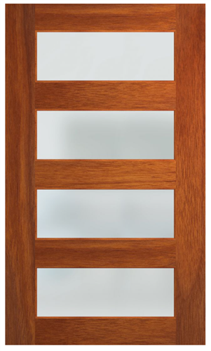 Hume Door Sorrento SOR12 PCM 2040 x 820 x 35mm, 3-Hinge & FH, Chrome