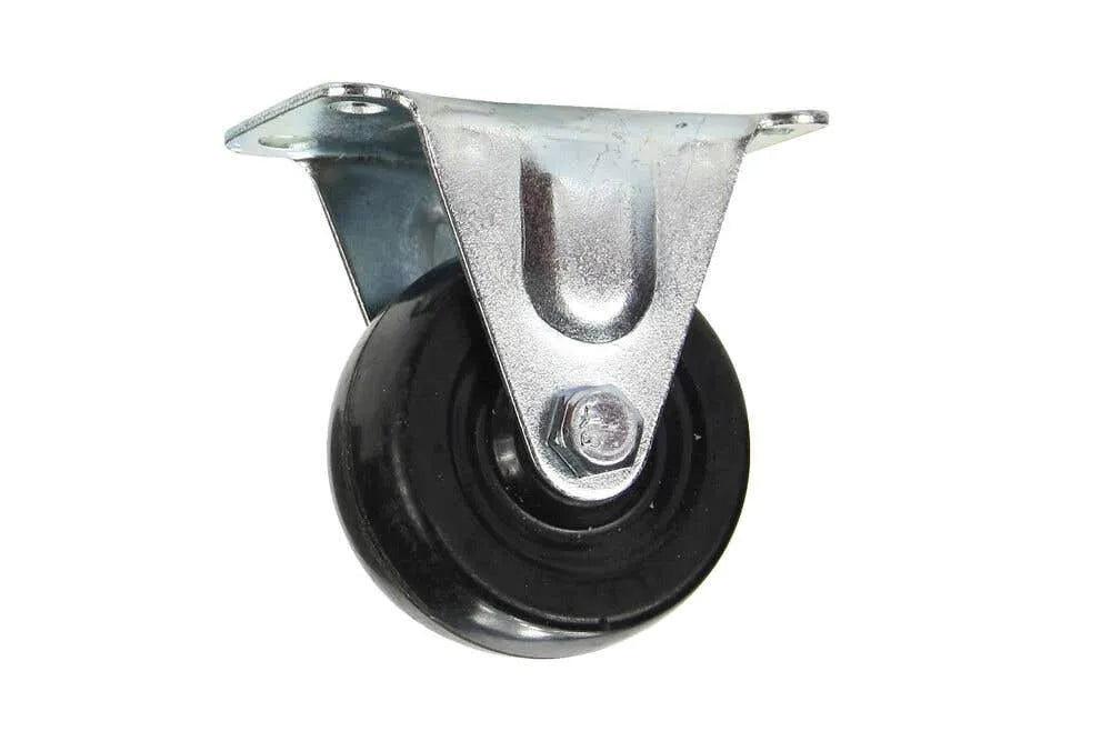Cold Steel Rubber Fixed Castor Black 50mm