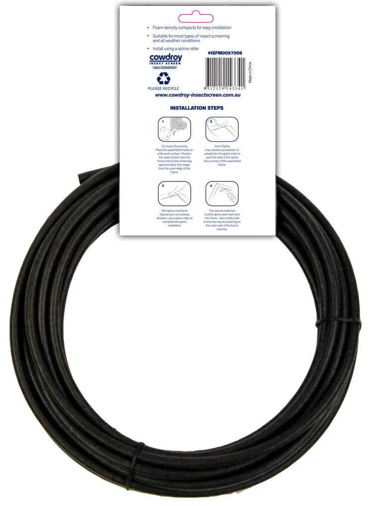 Cowdroy Foam Spline 5.7mm x 6.5m
