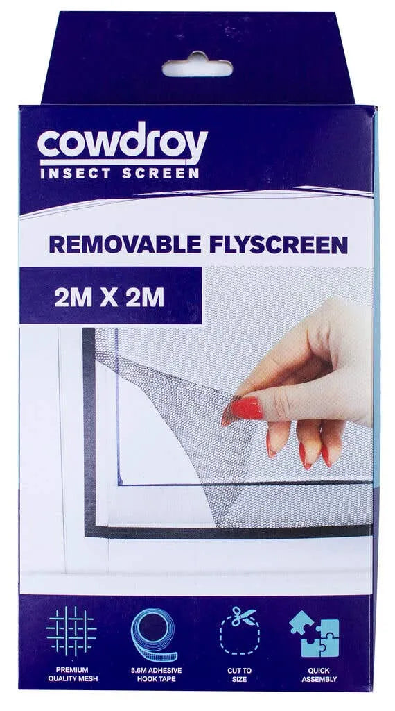 Cowdroy Removable Flyscreen 2 x 2m