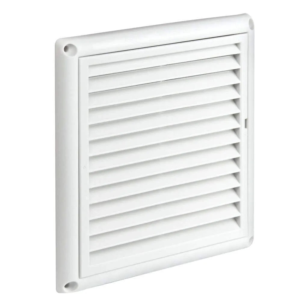 Deflecto Grille Vent with Screen Plastic 150mm