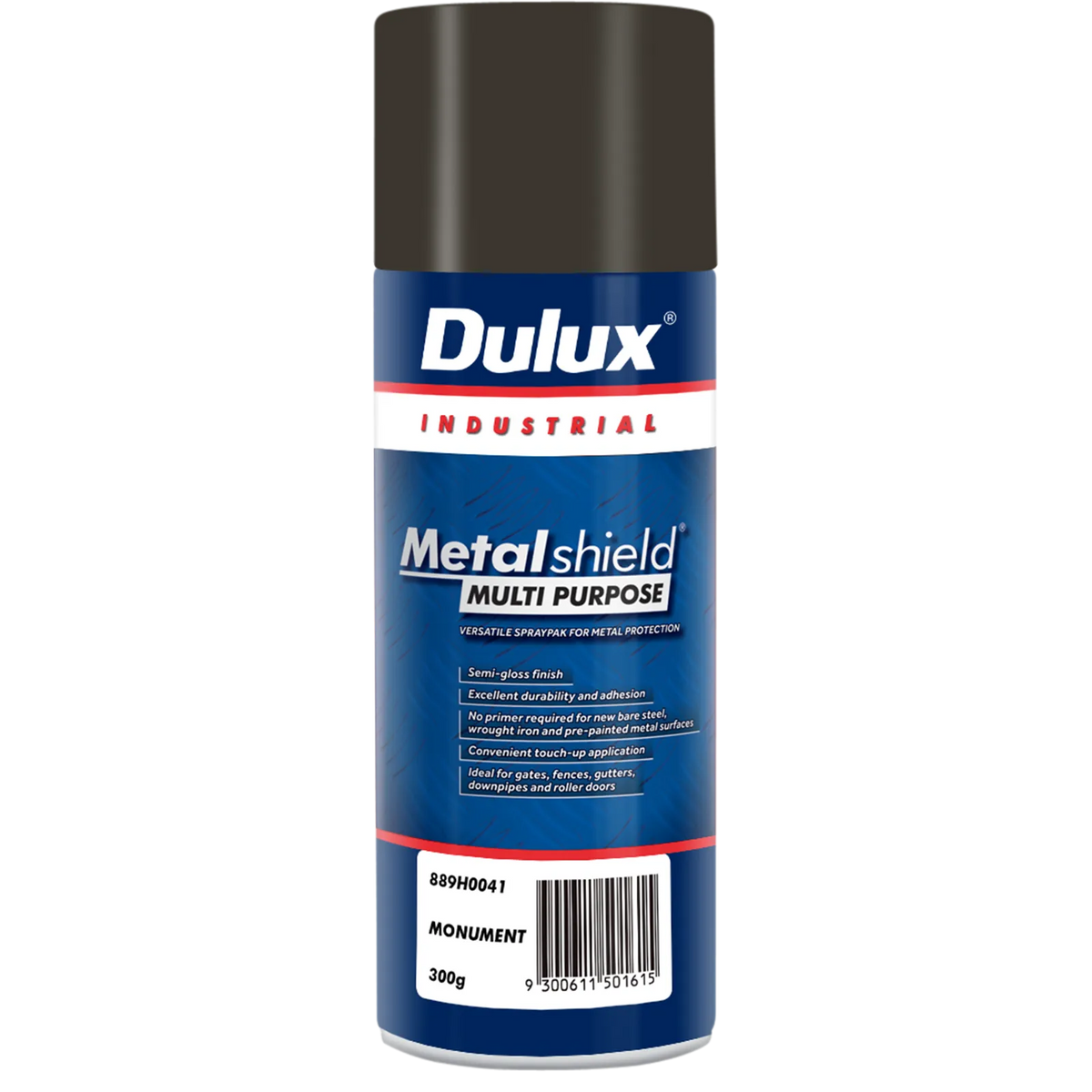 Dulux 300g Metalshield Multipurpose Spray Paint Monument