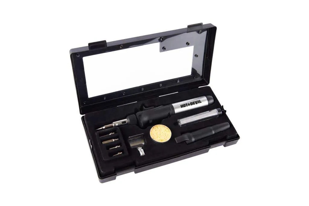 Hot Devil Torch Blow & Solder Iron Kit - 10 Piece