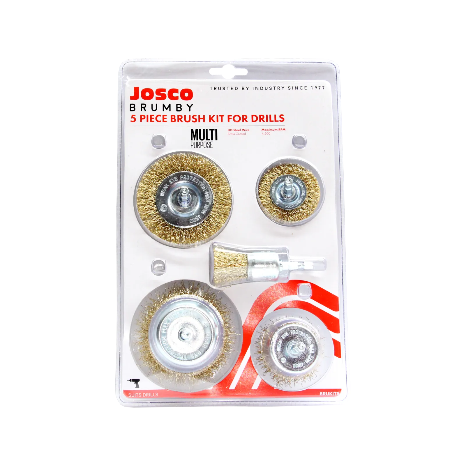 Josco Wire Wheel Kit - 5 Piece