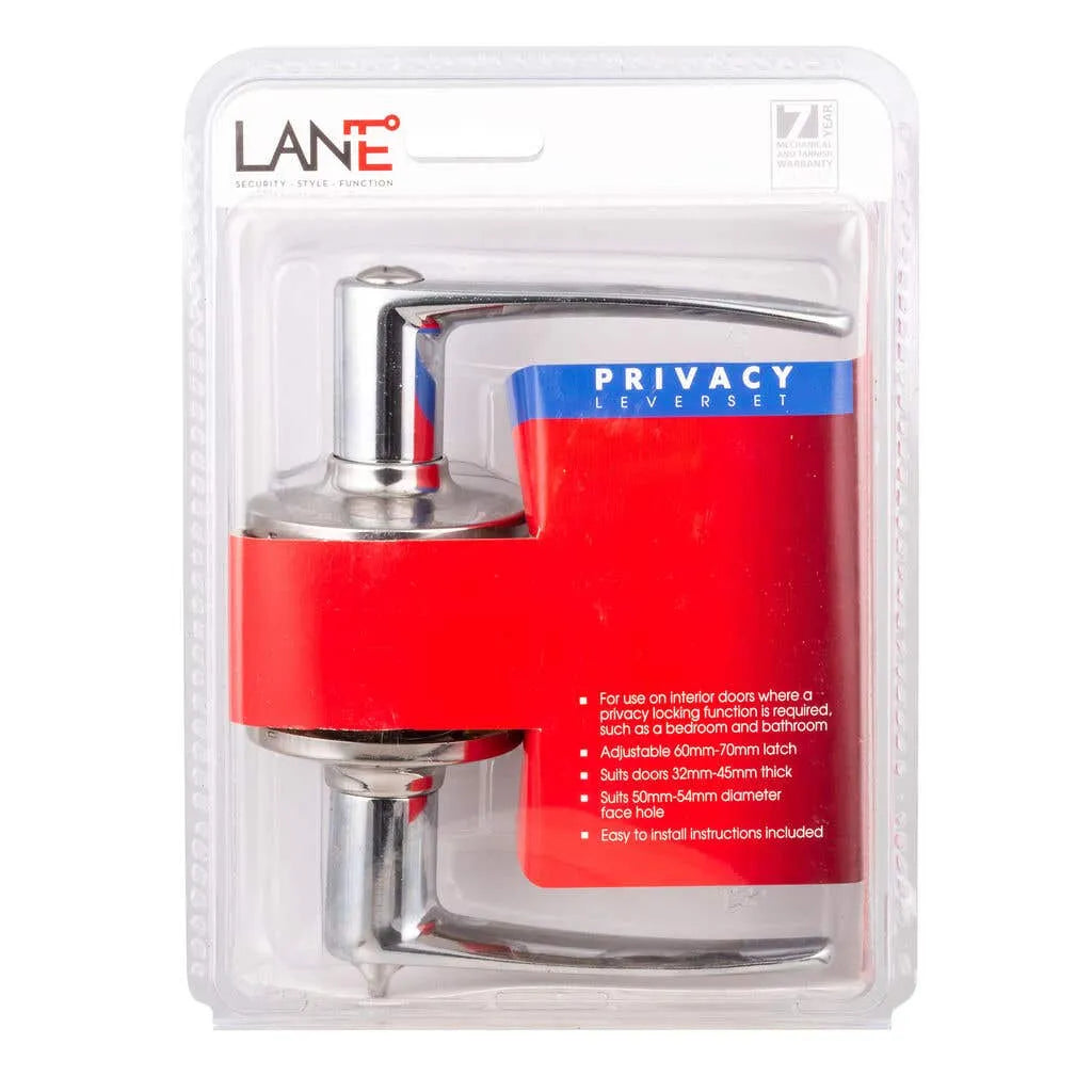Lane Avalon Leverset Privacy Polished Chrome