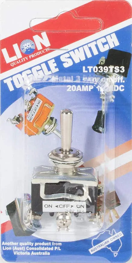 Lion 20A Toggle Switch Metal