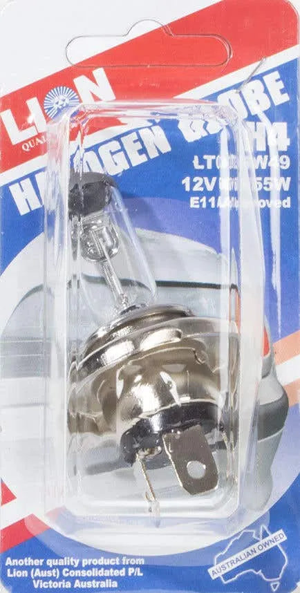 Lion Quartz Halogen H4 Globe