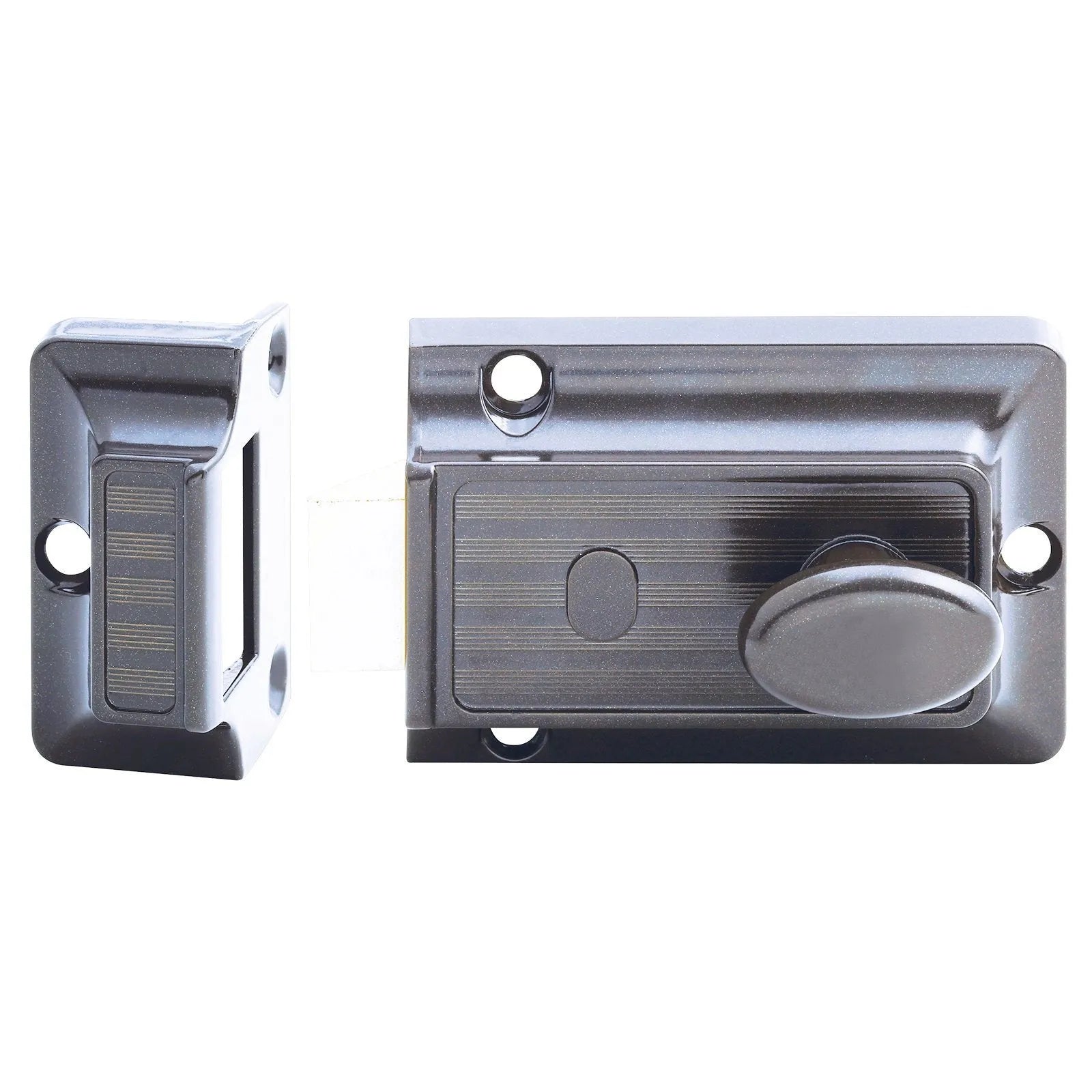 Lockwood 100 Nightlatch Brown Body DP