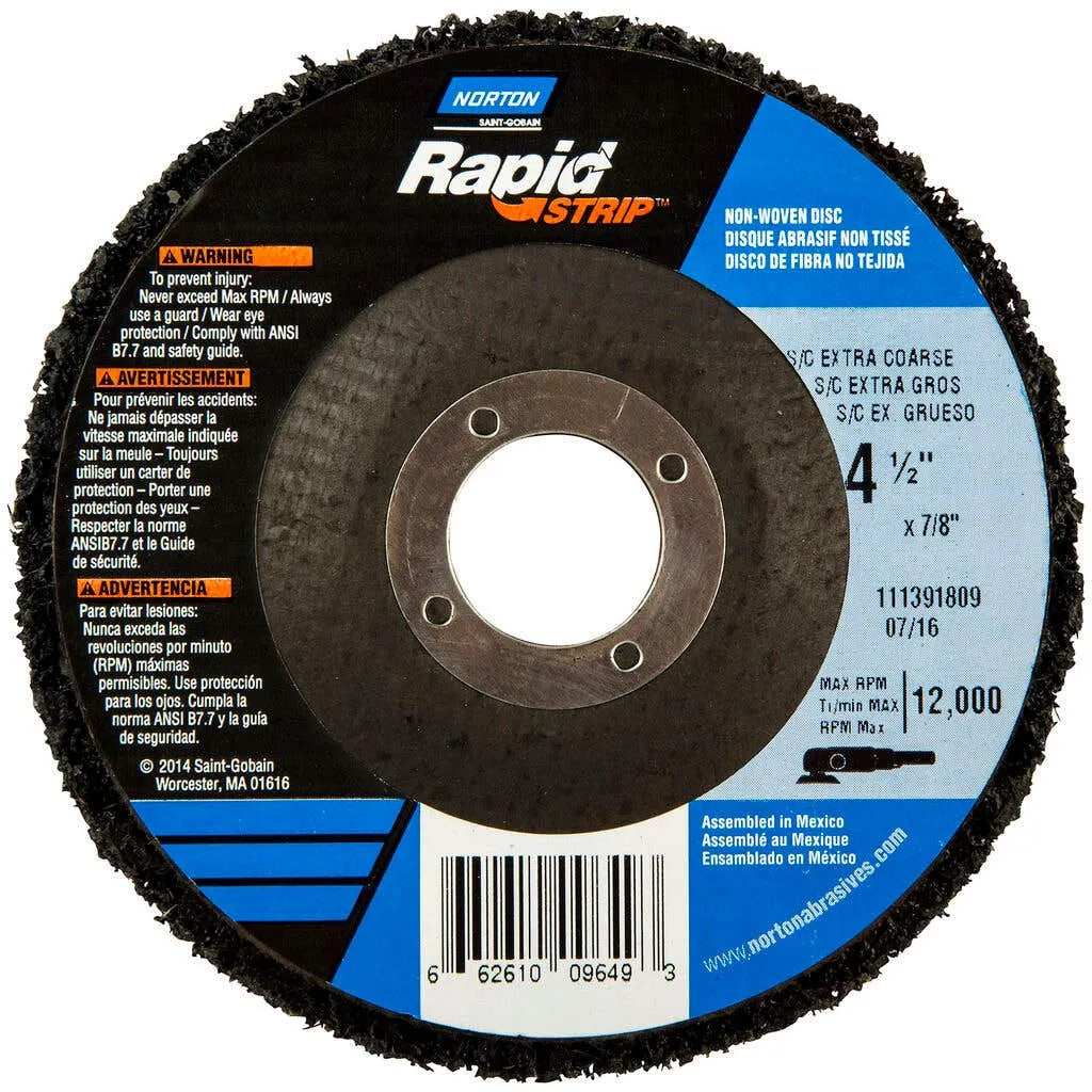 Norton Rapid Strip Disc Extra Coarse 115 x 22mm