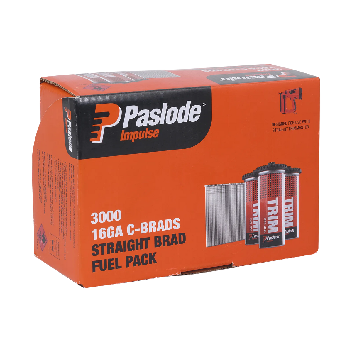 Paslode 45 x 1.6mm C45 Impulse Brad With Fuel - 3000 Pack