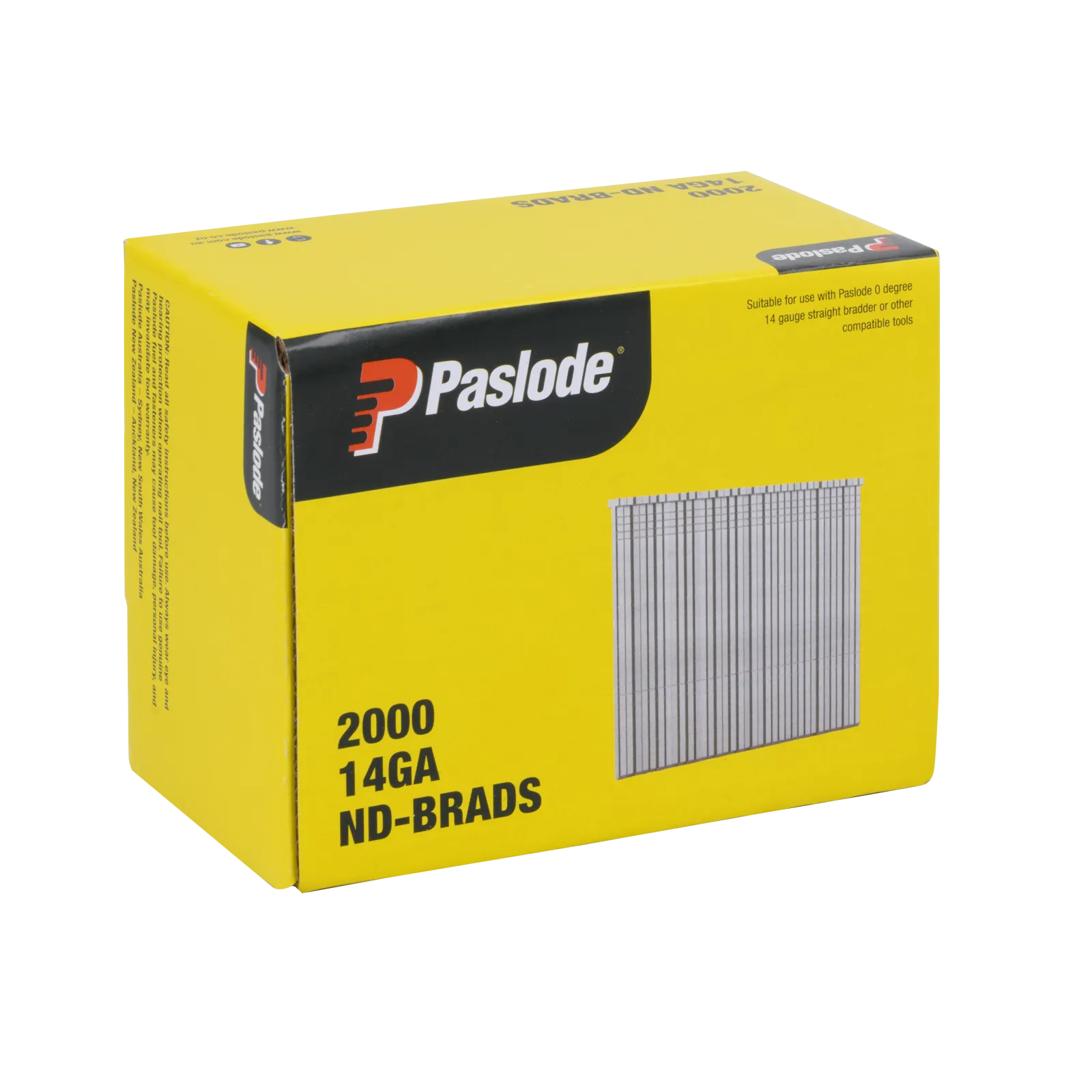 Paslode 62 x 2mm PNeumatic ND Brads - 2000 Pack