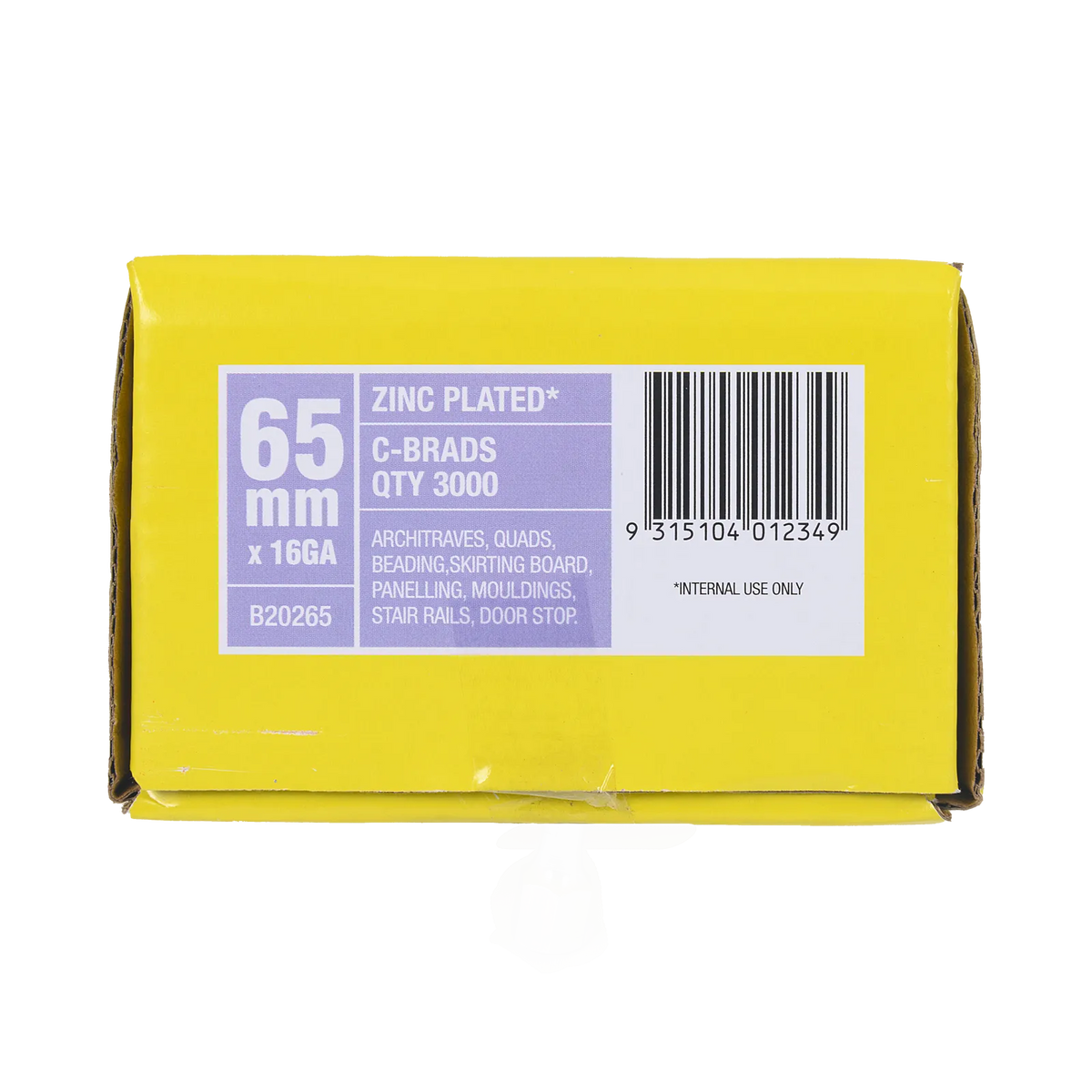 Paslode 65 x 1.6mm C65 PNeumatic Brad - 3000 Pack