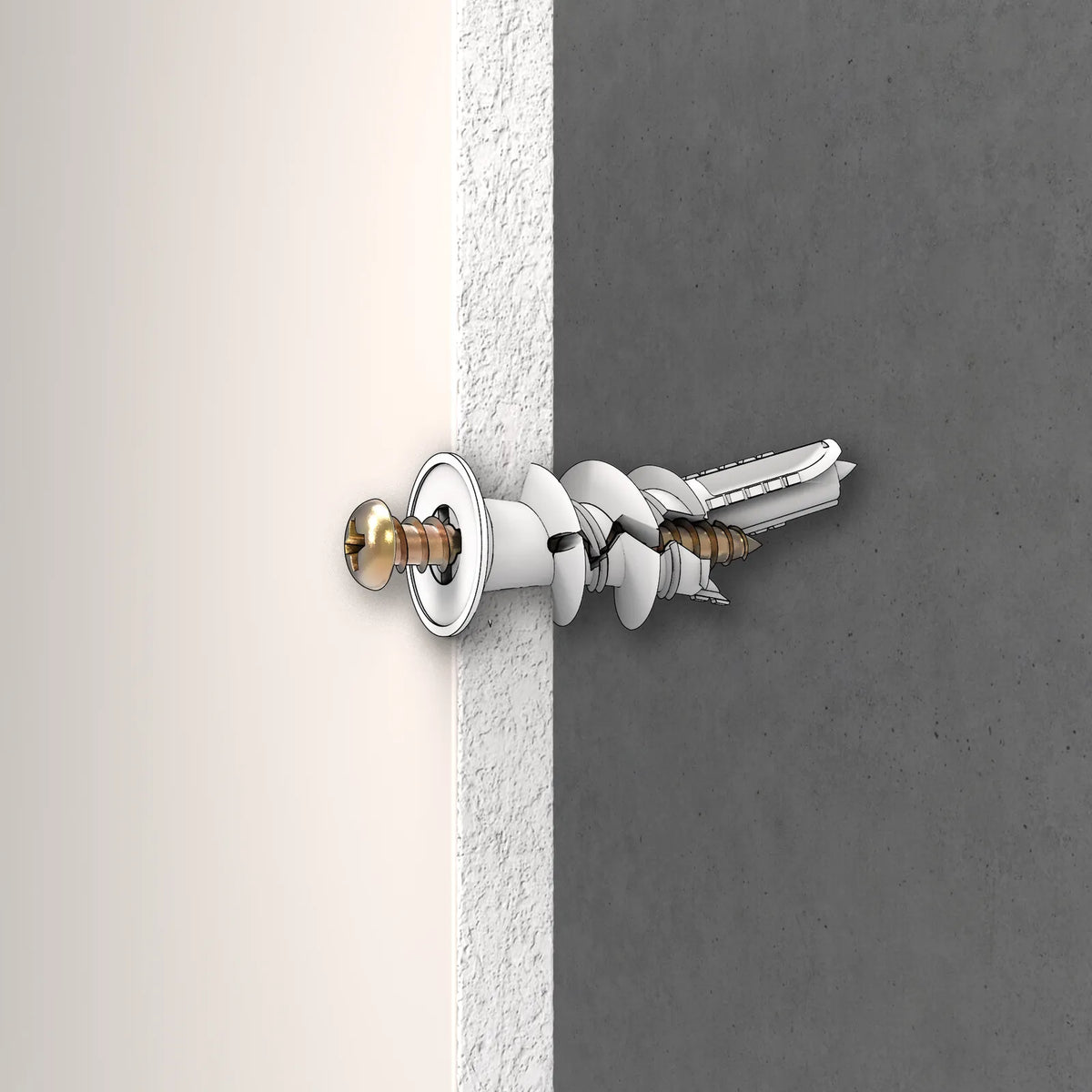 Ramset WallMate Twist-N-Lock Nylon 20kg - 4 Pack