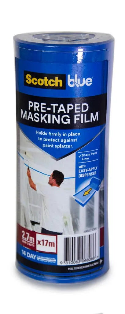 ScotchBlue Pretaped Masking Film 2.7m x 17m