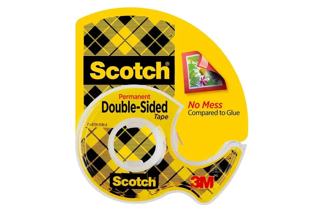 Scotch Double Sided Tape with Dispenser 12.7mm x 6.3m