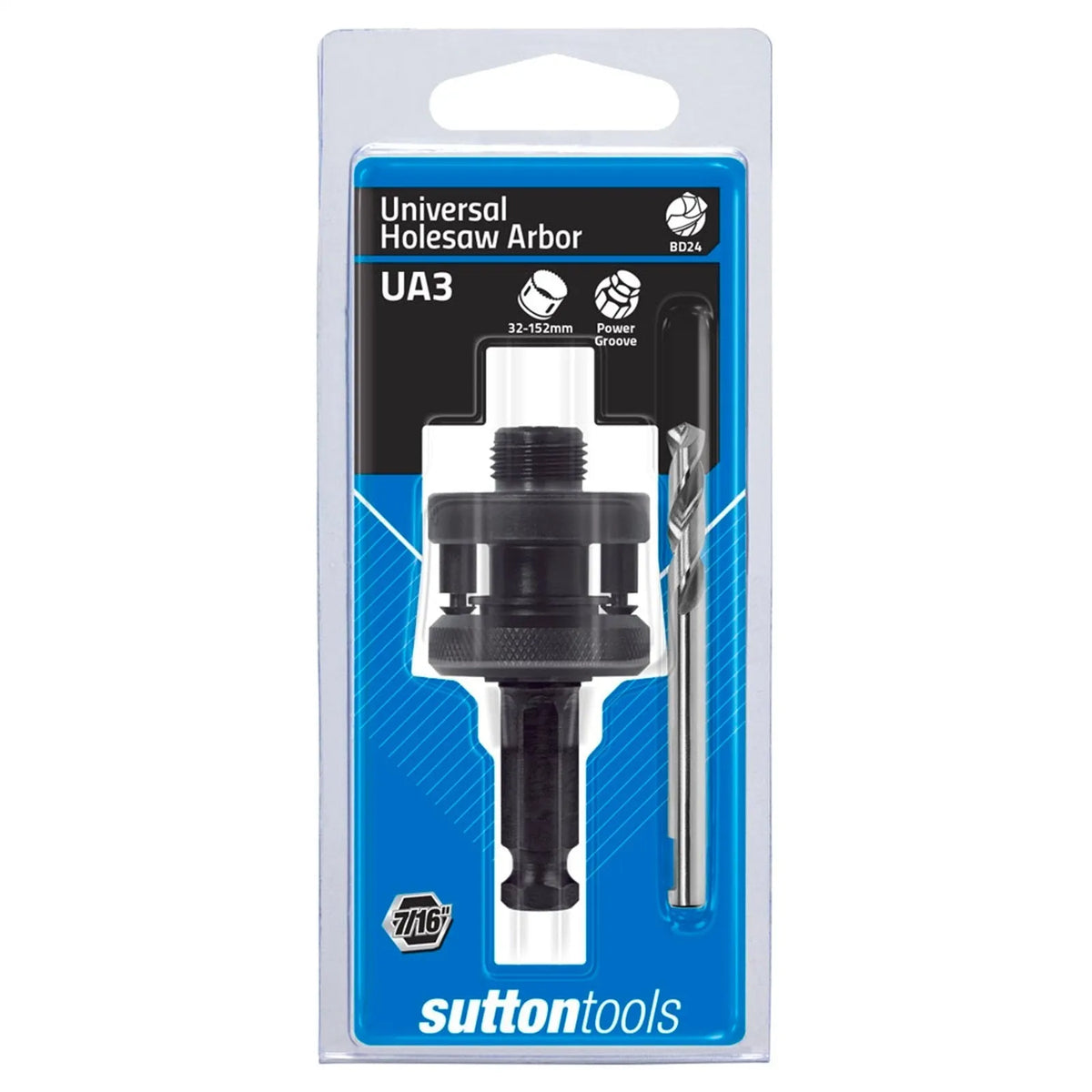 Sutton 32 - 152mm UA3 Universal Holesaw Arbor