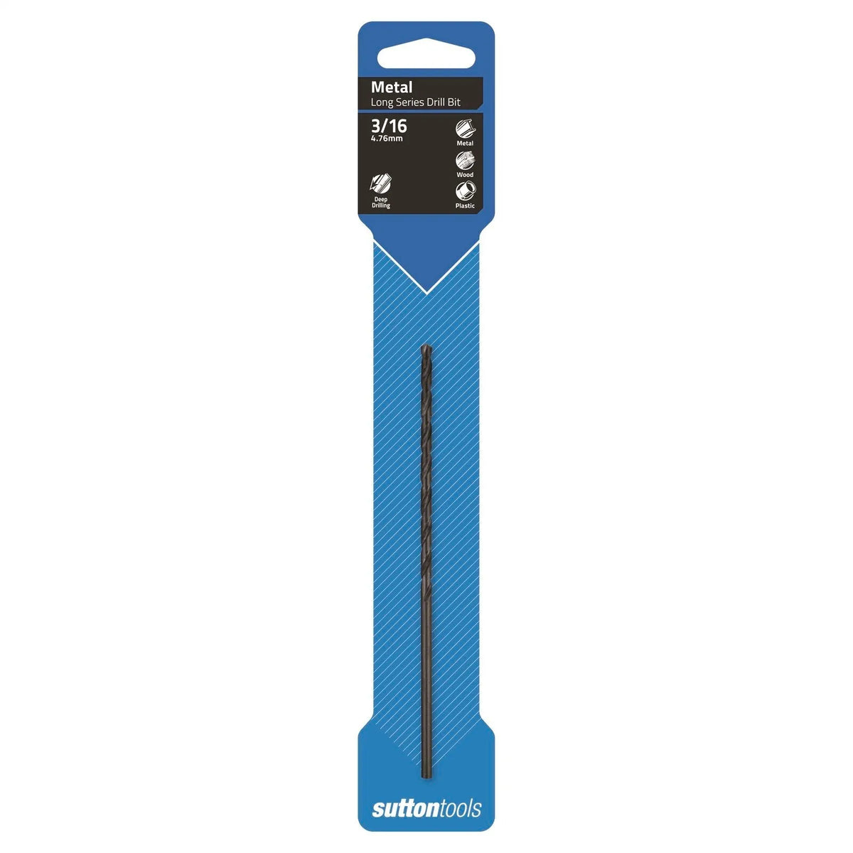 Sutton 3/16" Long Series Jobber Drill Bit