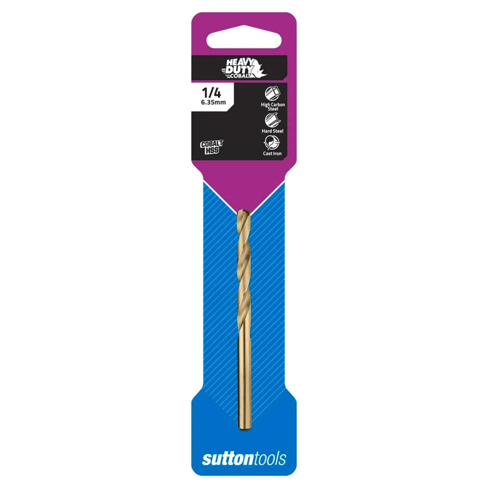 Sutton 6.35mm Heavy Duty Cobalt Jobber Drill Bit