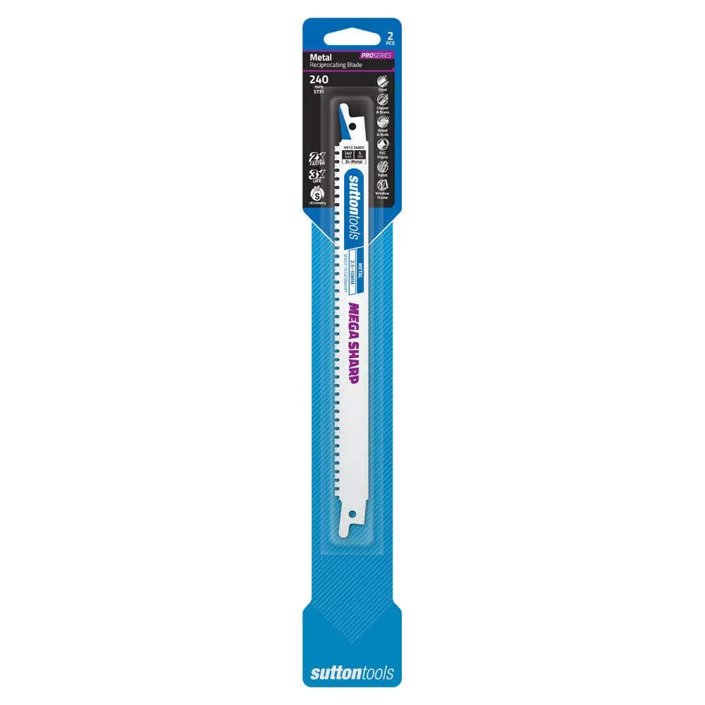 Sutton Metal Reciprocating Blade Mega Sharp
