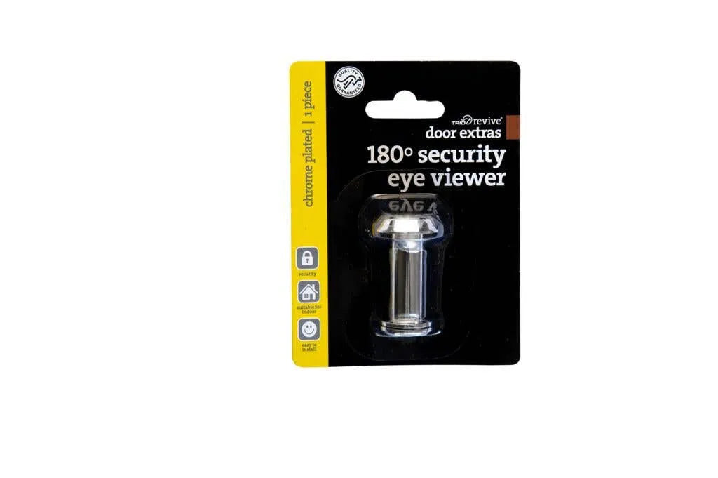 Trio 180Deg Security Eye Viewer Chrome Plated
