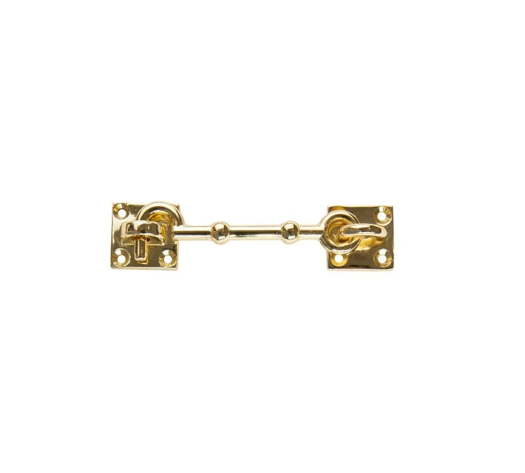 Trio Cabin Hook Polished Brass 100mm