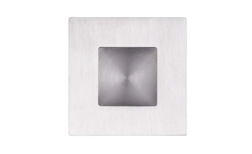 Trio Square Flush Pull Polished Stainless Steel 50mm