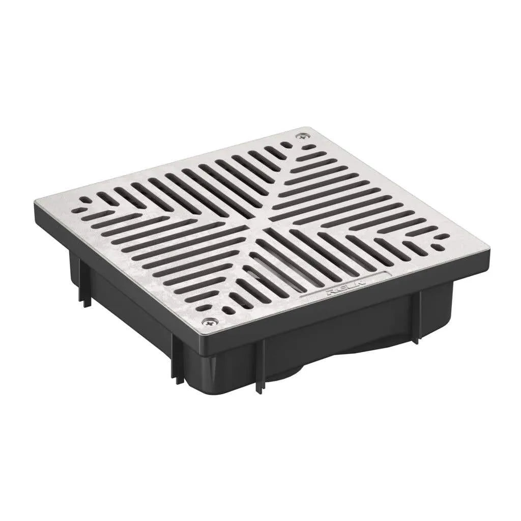 Uni-Pit Vortex 300mm with Aluminium Grate Plain