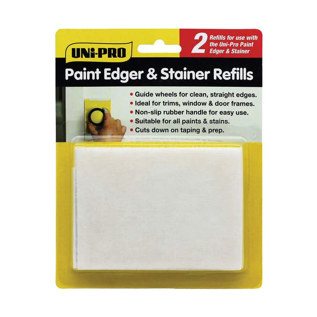 Uni-Pro Paint Edger & Stainer Refill - 2 Pack