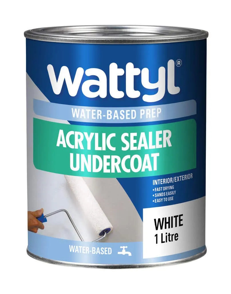 Wattyl Water Based Prep Acrylic Sealer Undercoat ASU 1L