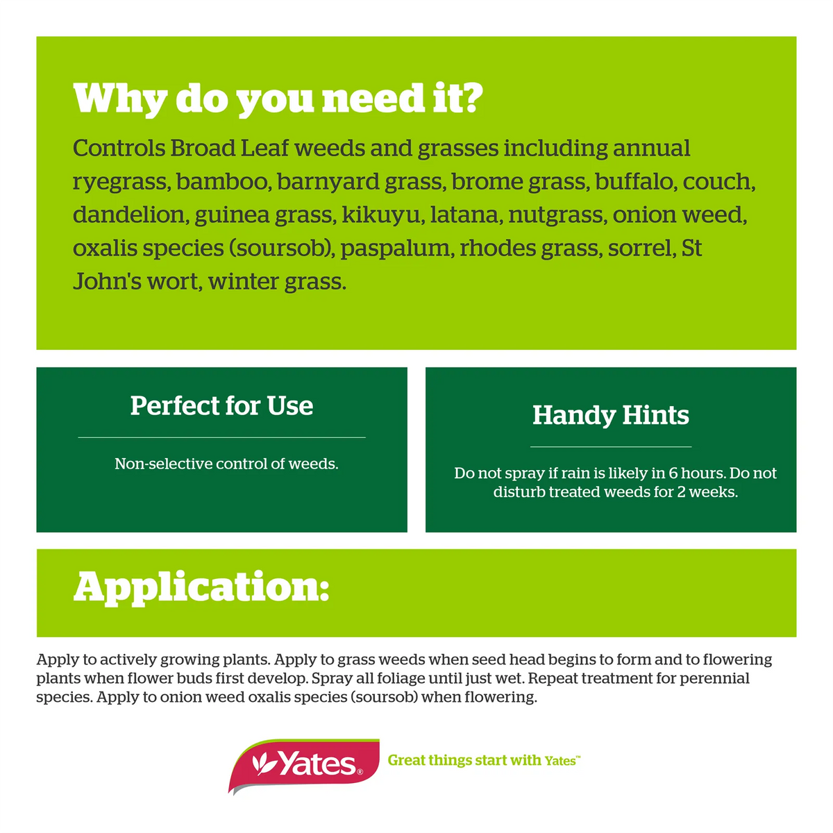 Yates Ready to Use Zero Weed Killer Big Gun 3L