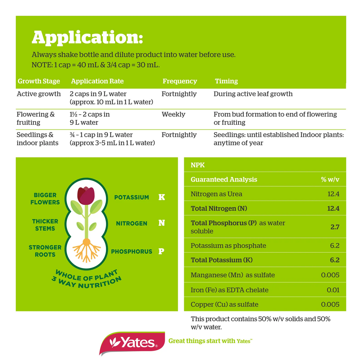 Yates Thrive All Purpose Liquid Fertiliser 500ml
