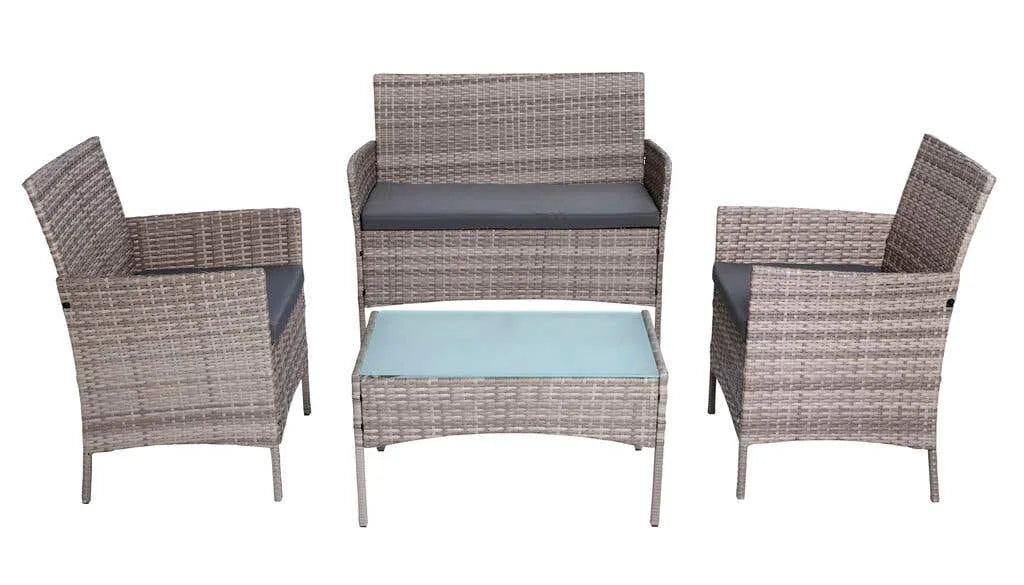Yorkshire Wicker Lounge Setting 4 Piece