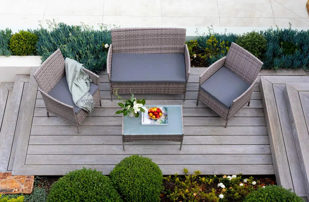 Yorkshire Wicker Lounge Setting 4 Piece