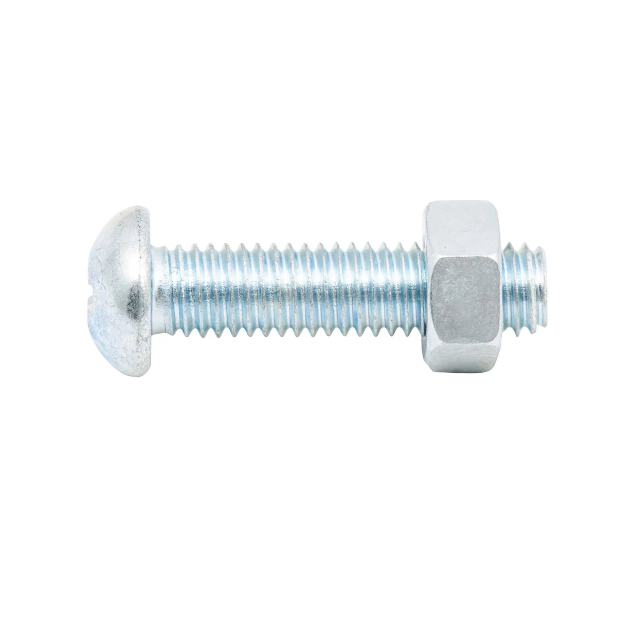 Zenith 5 x 20mm ZP Round Head Bolt & Nut - 14 Pack