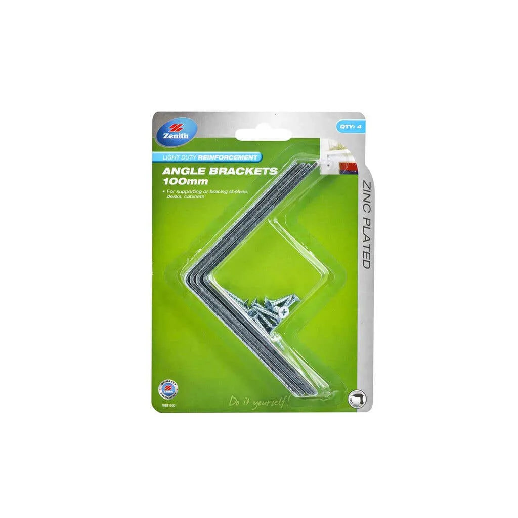 Zenith Angle Bracket ZP 100mm - 4 Pack