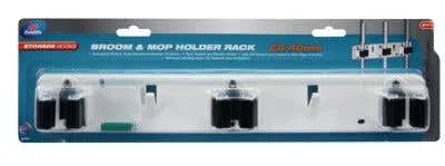 Zenith Broom & Mop Holder Rack
