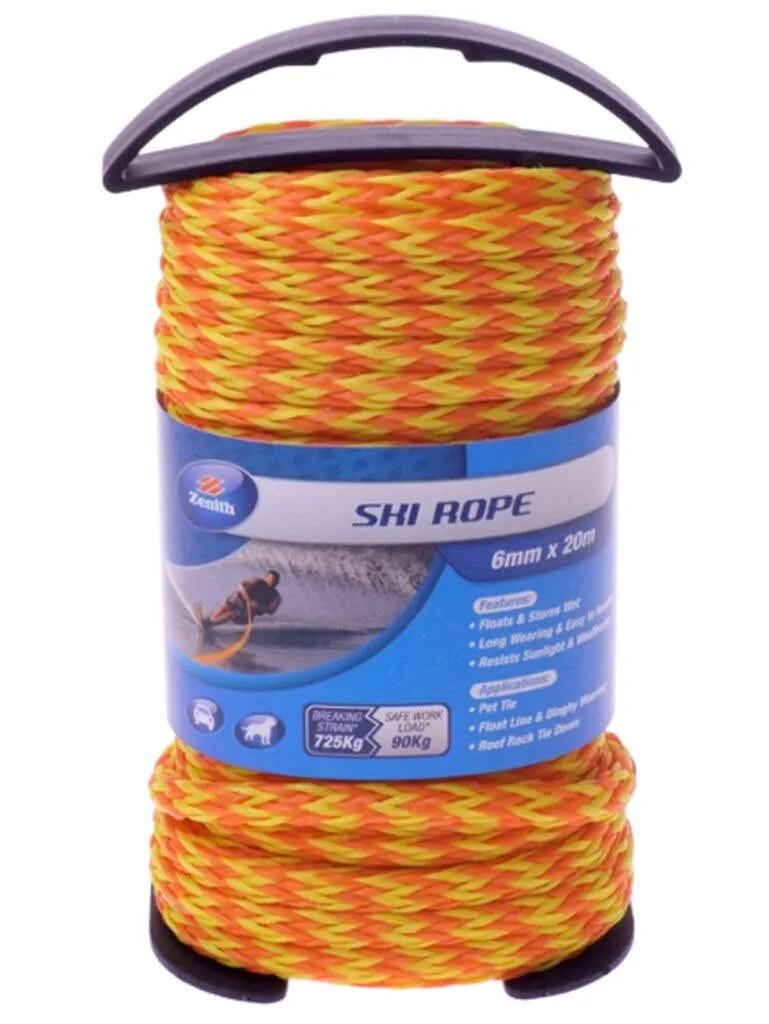 Zenith Ski Rope 6mm x 20m
