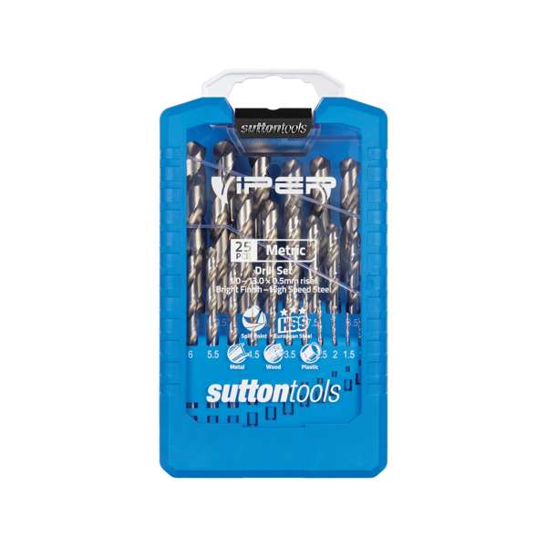 Sutton Tools Viper Jobber Drill Bit Set Imperial - 29 Piece
