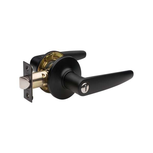 Lane Avalon Lever Privacy Set Matte Black