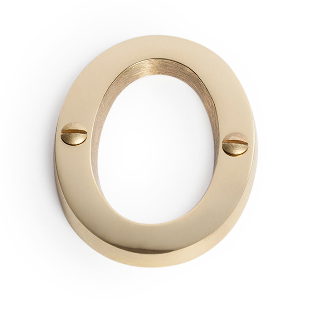 Sandleford 75mm Brass House Number 6