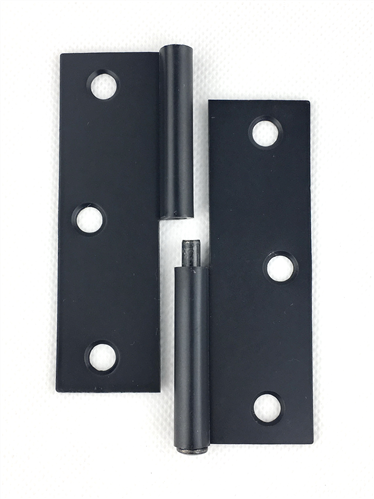 Trio Lift Off Hinge Left Hand 85 x 60 x 1.6mm Black