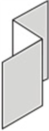 Linea Box Corner Z Flashing PVC 2700mm #305570