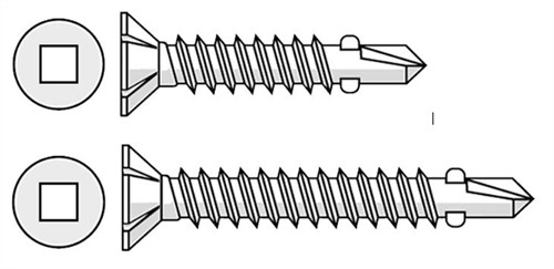 HardieDrive Screw Square Drive 25mm Bx1000 Loose #305979