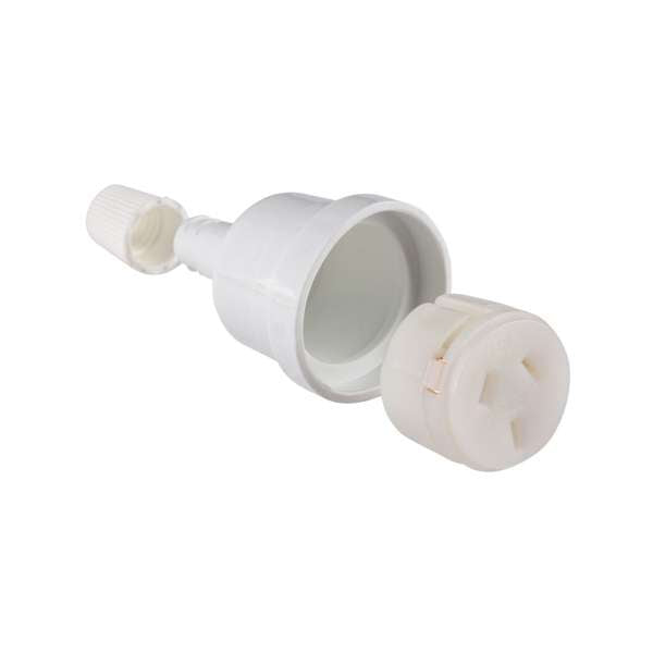 HPM 15A Cord Extension Socket White