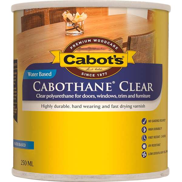 Cabot's Cabothane Clear Water Based Gloss 250mL